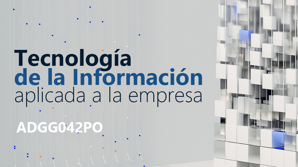 Curso de Tecnolog&iacute;a de la informaci&oacute;n en empresa ADGG042PO