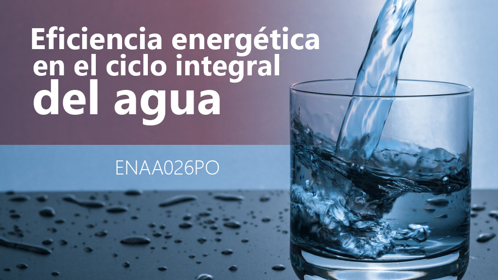 Curso de Eficiencia energ&eacute;tica agua (ENAA026PO)