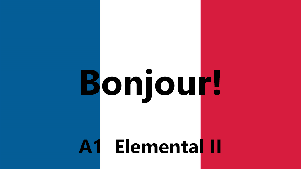 Curso de Franc&eacute;s elemental II (A2)