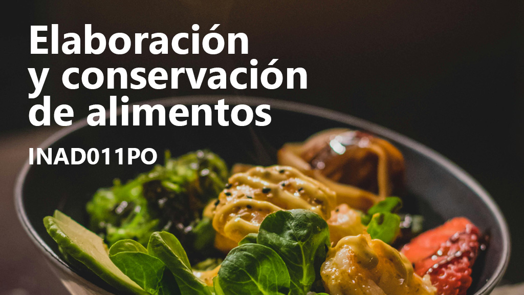 Curso de Elaboraci&oacute;n y conservaci&oacute;n alimentos (INAD011PO)