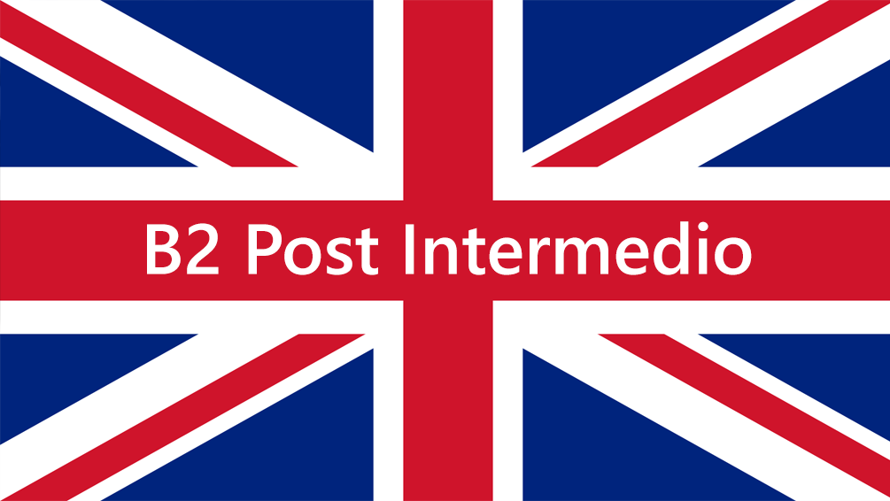 Curso de Ingl&eacute;s Post Intermedio (B2)