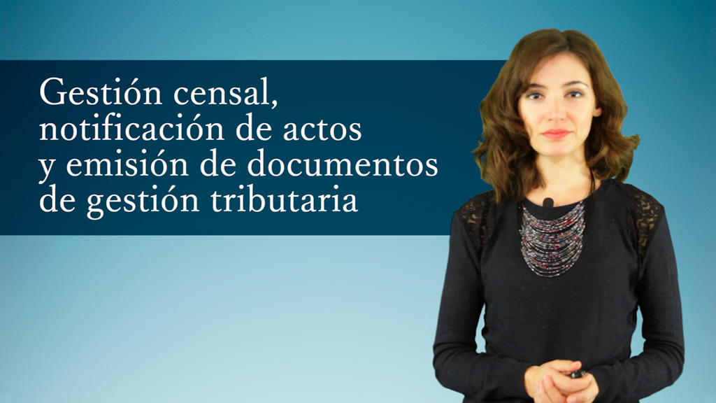 Curso de Gesti&oacute;n censal, notificaciones y docs.tributaria