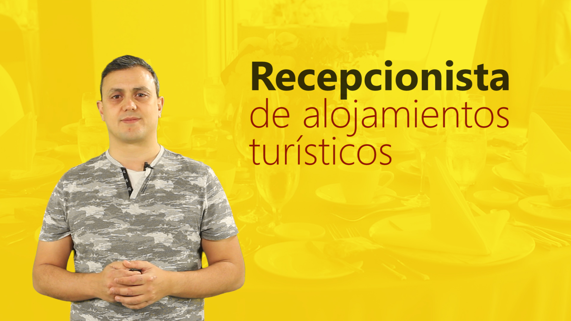 Curso de Recepcionista de alojamientos tur&iacute;sticos