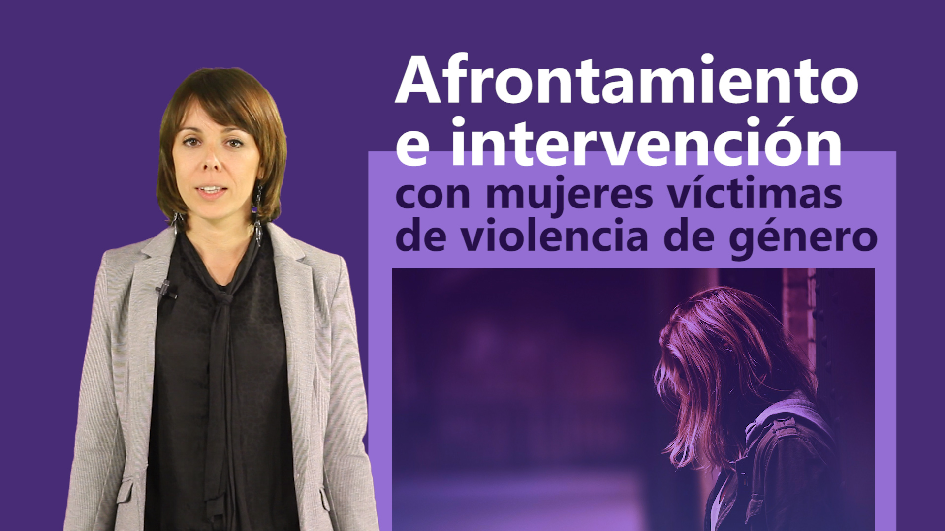 Curso de Intervenci&oacute;n con mujeres v&iacute;ctimas de violencia